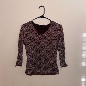 Super cute y2k indie sleaze v neck sweater glitter rhinestone slim long sleeve